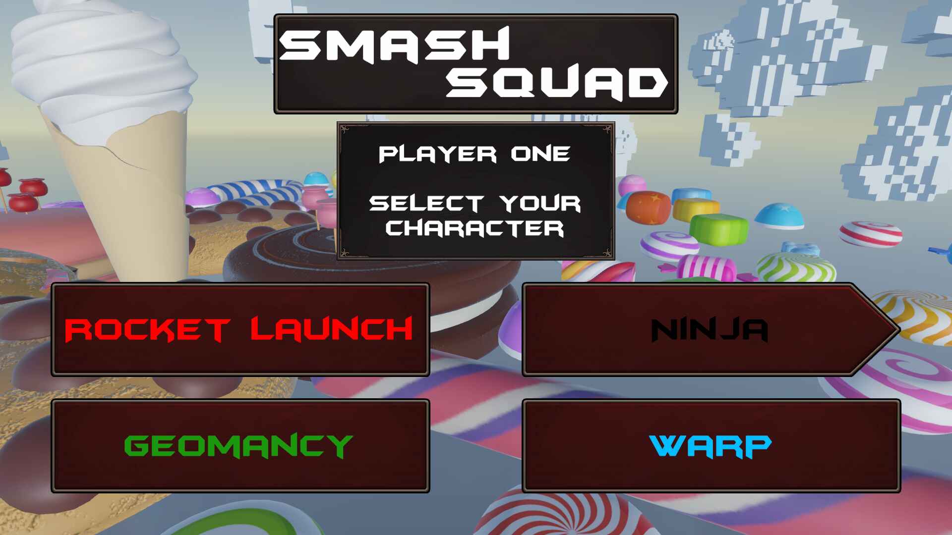 Character Selection Menu